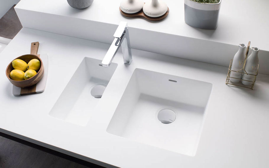 cocina krion blanca